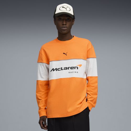 McLAREN RACING Relaxed Sweatshirt Men in Orange | Size Small - PUMA - Modalova