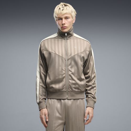 T7 Track Jacket Men in Beige | Size Large - PUMA - Modalova