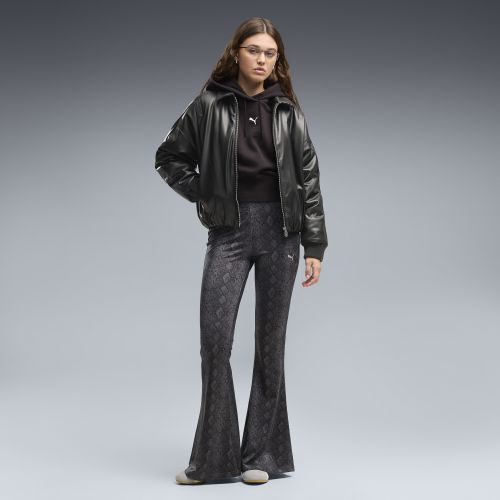 Snake Print Pack Flared Slim Pants Women in | Size Large - PUMA - Modalova