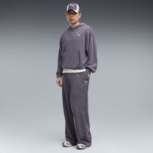 Wide Graphic Pants Unisex in Gray | Size Small - PUMA - Modalova