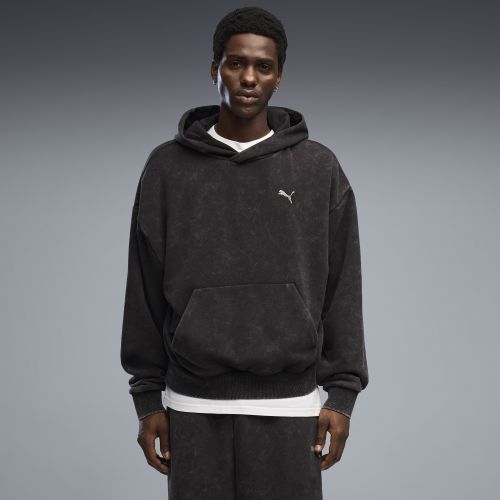 Sudadera con capucha Boxy Washed Graphic unisex, Ropa, Negro, S - PUMA - Modalova