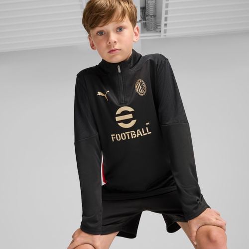 Camiseta de training AC Milan con cremallera de un cuarto juvenil - PUMA - Modalova