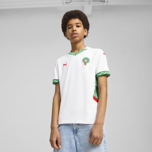 Maglia gara Away Marocco 2025 per ragazzi, Abbigliamento, Bianco, 5-6Y - PUMA - Modalova