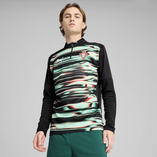 Camiseta prepartido Portugal de cuello con cremallera para hombre - PUMA - Modalova