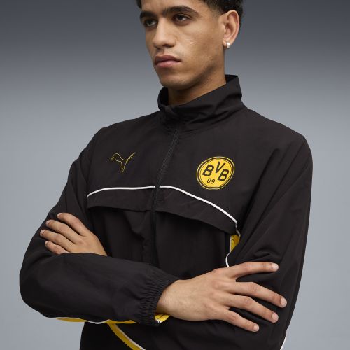 Giacca Borussia Dortmund FtblStatement Cellerator da uomo, Abbigliamento, Nero, XXS - PUMA - Modalova