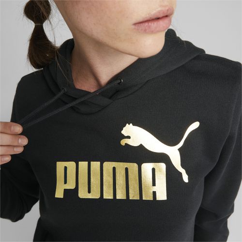 Sudadera con capucha Essentials+ Metallic Logo para mujer - PUMA - Modalova