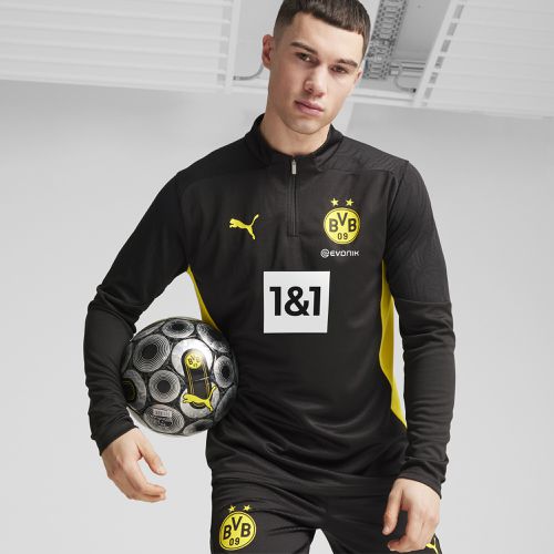 Camiseta de training Borussia Dortmund con cremallera de un cuarto para hombre - PUMA - Modalova