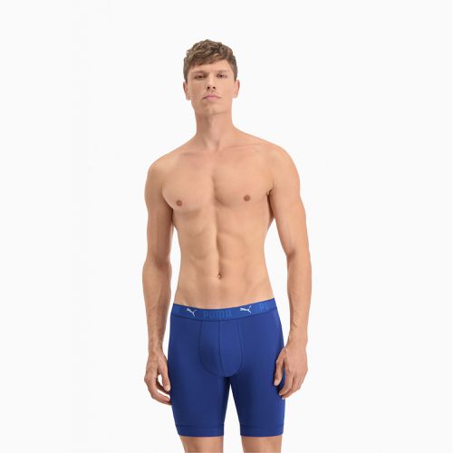 Bóxer largo PUMA Sport de algodón para hombre, pack de 2 - Licence - Modalova