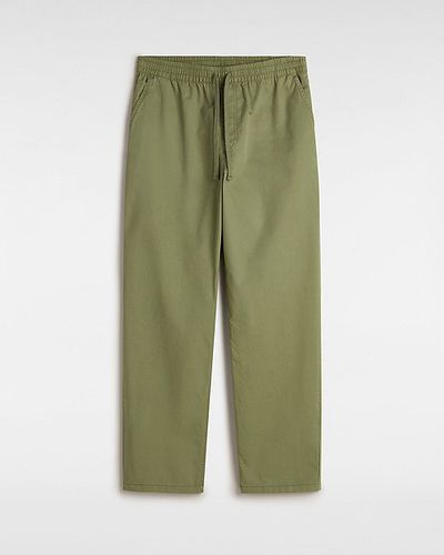 Pantalón Range Tapered De Corte Holgado Y Tiro Caído Con Cinturilla Elástica (loden Green) Hombre , Talla L - Vans - Modalova