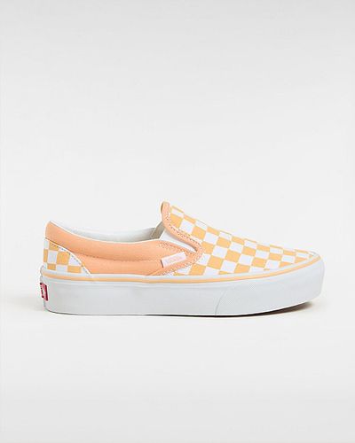 Checkerboard Classic Slip-on Platform Shoes (apricot) Women , Size 3 - Vans - Modalova