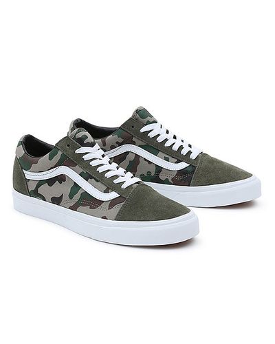 Camo Old Skool Shoes (olive/white) Unisex , Size 3 - Vans - Modalova