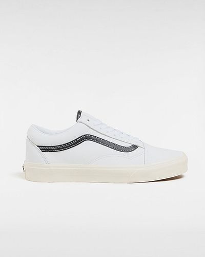 Zapatillas Old Skool (leather White/black) Unisex , Talla 35 - Vans - Modalova