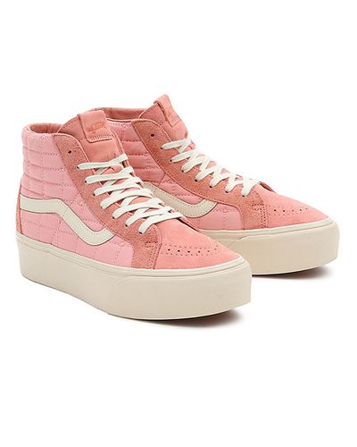 Vault By X Joe Freshgoods Sk8-hi Reissue Platform Vlt Lx Shoes (joe Fresh Goods Coral Almond) Women , Size 3 - Vans - Modalova