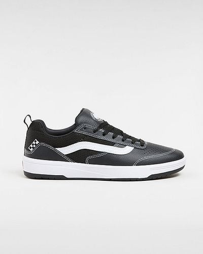 Zapatillas De Cuero Zahba (leather Black/white) Unisex , Talla 40.5 - Vans - Modalova