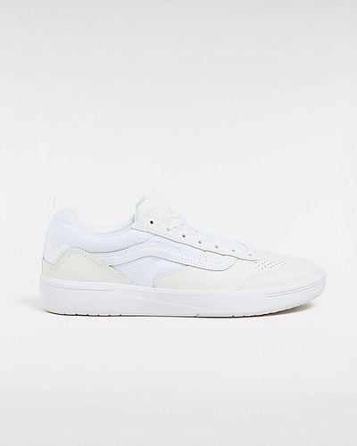 Zapatillas De Cuero Zahba (leather White/white) Unisex , Talla 40.5 - Vans - Modalova