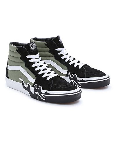 Sk8-hi Flame Shoes (loden ) Unisex , Size 3 - Vans - Modalova