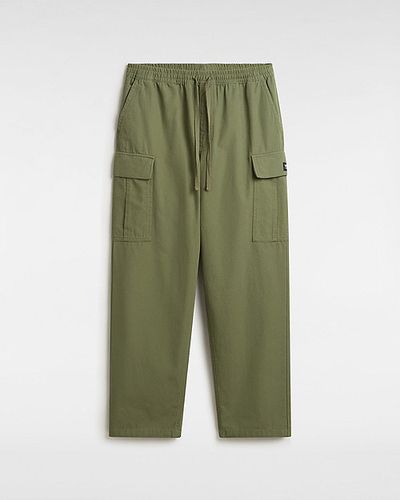 Pantalones Cargo Range De Corte Holgado Y Tiro Caído Con Cinturilla Elástica (olivine) Hombre , Talla L - Vans - Modalova