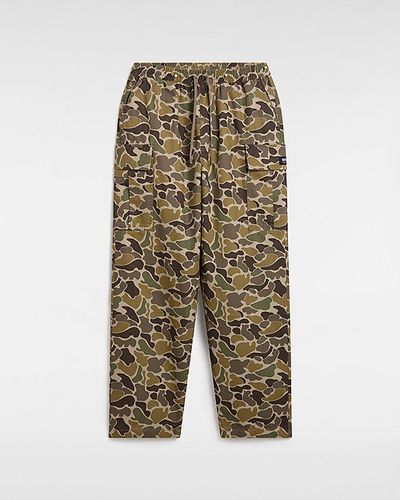 Pantalones Cargo Range De Corte Holgado Y Tiro Caído Con Cinturilla Elástica (bungee Cord/tur) Hombre , Talla L - Vans - Modalova