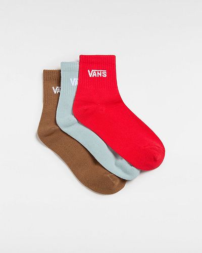 Classic Half Crew Socks (3 Pairs) (racing ) Women , Size 4-7.5 - Vans - Modalova