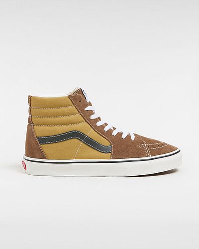 Zapatillas Sk8-hi De Lona Y Ante (canvas/suede Pop Brown/multi) Unisex , Talla 35 - Vans - Modalova