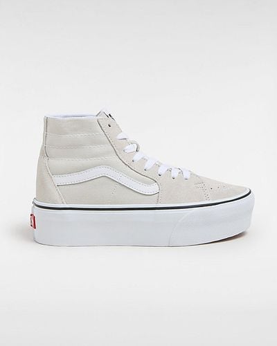 Sk8-hi Tapered Stackform Shoes (gray) Women , Size 3 - Vans - Modalova