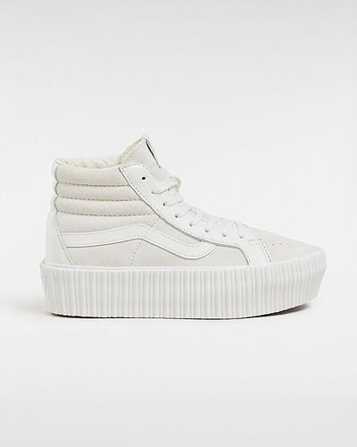 Zapatillas Con Plataforma Premium Sk8-hi 38 Reissue (lx Suede/leather Ivory) Mujer , Talla 36 - Vans - Modalova