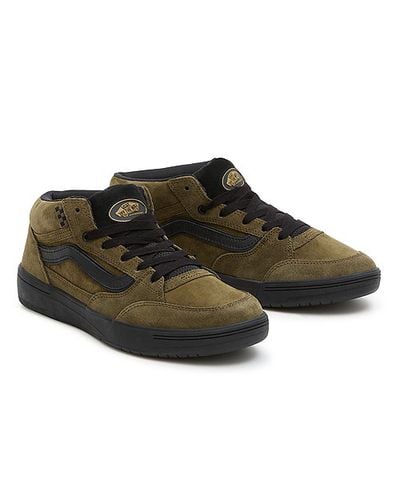 Zahba Mid X Beatrice Domond Shoes (dark Olive) Men , Size 6 - Vans - Modalova