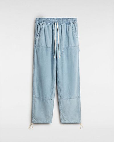 Pantalones Range De Corte Holgado, Tiro Caído Y Pernera Cónica Con Cinturilla Elástica (stonewash/blue) Hombre , Talla L - Vans - Modalova