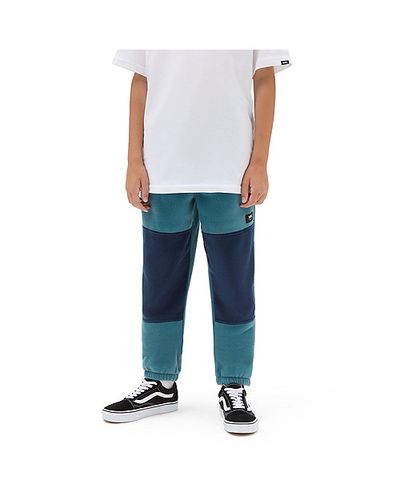 Boys Color Block Fleece Pants (8-14 Years) (north Atlantic) Boys , Size L - Vans - Modalova