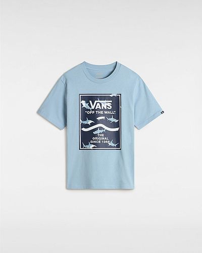 Camiseta De Niños Print Box (8-14 Años) (dusty Blue) Boys , Talla L - Vans - Modalova