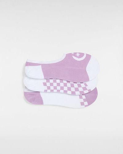 Resort Canoodle Socks (3 Pairs) (smoky Grape) Women , Size 4-7.5 - Vans - Modalova