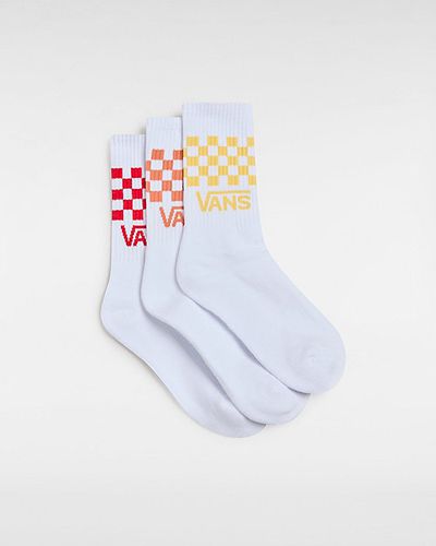 Calcetines Altos Classic Check (3 Pares) (yarrow) Mujer , Talla 36.5-41 - Vans - Modalova