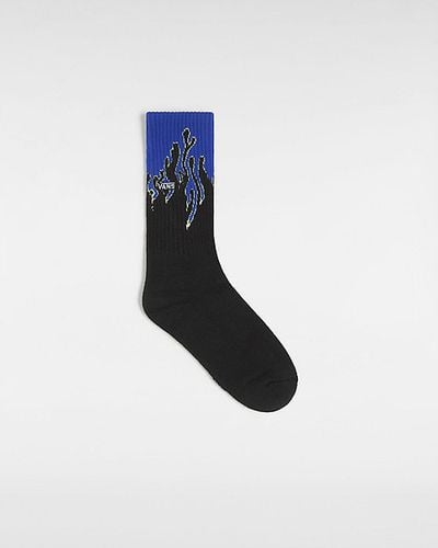 Kids Pixel Flame Crew Socks (1 Pair) () Youth , Size 9.5-13 - Vans - Modalova