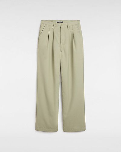 Pantalones Con Pinzas De Corte Holgado Alder (elm) Mujer , Talla 22 - Vans - Modalova