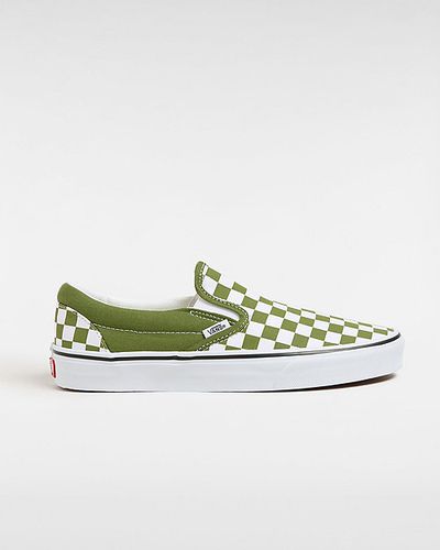 Zapatillas Sin Cordones Classic Checkerboard (pesto) Unisex , Talla 36.5 - Vans - Modalova