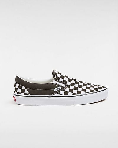 Classic Slip-on Checkerboard Shoes (turkish Coffee) Unisex , Size 2.5 - Vans - Modalova