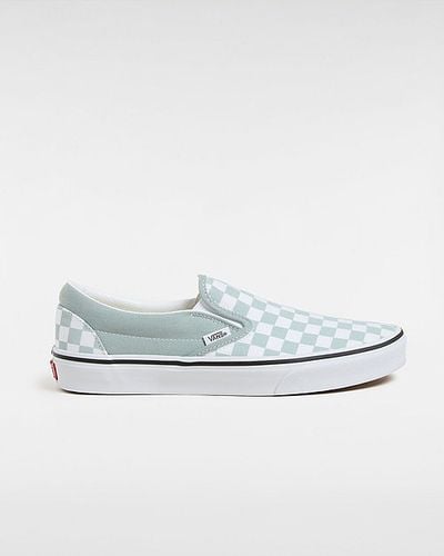 Zapatillas Classic Slip-on Checkerboard (pure Grey) Unisex , Talla 34.5 - Vans - Modalova