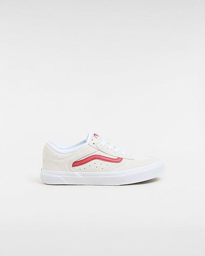 Zapatillas Rowley Classic Para Niños (de 8 A 14 Años) (white/racing Red) Youth , Talla 34.5 - Vans - Modalova