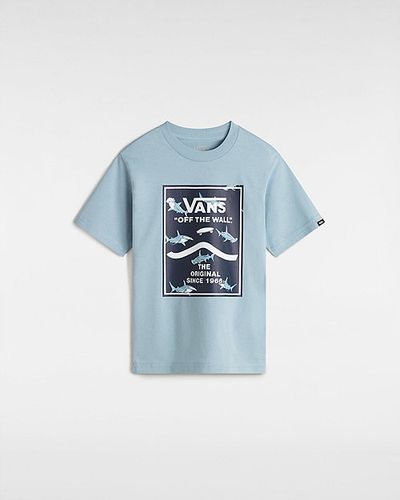 Camiseta De Niños Print Box (2-8 Años) (dusty Blue) Little Kids , Talla 2-3A - Vans - Modalova