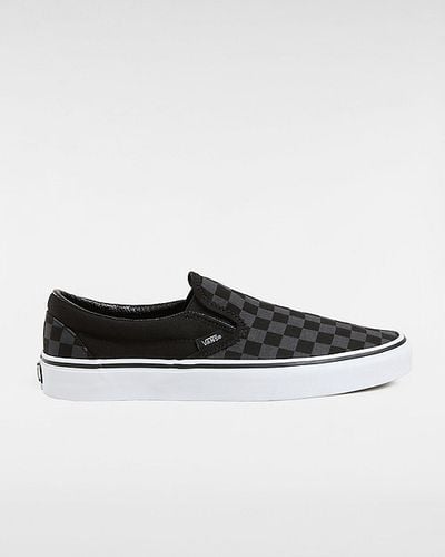 Checkerboard Classic Slip-on Shoes ((checkerboard)black/black) Unisex , Size 2.5 - Vans - Modalova