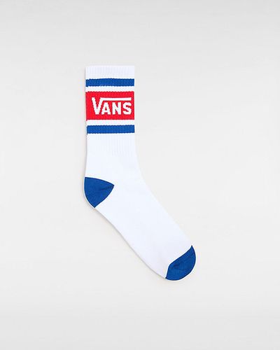 Calcetines Altos Drop Hook And Loop Logo De De Niños (1 Par) (trbl) Youth , Talla 26.5-31 - Vans - Modalova