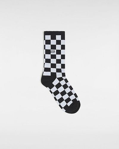 Calcetines Altos De Niños Classic Check De (1 Pares) (black/white) Youth , Talla 26.5-31 - Vans - Modalova