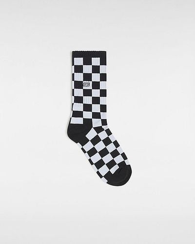 Kids Classic Check Crew Socks (1 Pair) (/white) Youth , Size 13.5-5 - Vans - Modalova