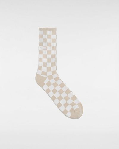 Calcetines Altos Checkerboard (1 Par) (oatmeal) Unisex , Talla 38.5-42 - Vans - Modalova