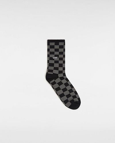 Calcetines Altos Checkerboard (1 Par) (black/charcoal) Unisex , Talla 38.5-42 - Vans - Modalova