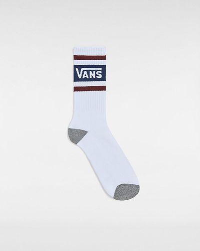 Drop V Crew Socks ( 1 Pair) (bitter Chocolat) Unisex , Size 5.5-8 - Vans - Modalova