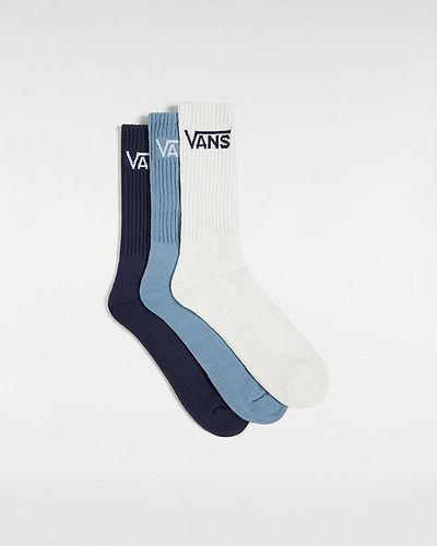 Classic Crew Socks (3 Pairs) (parisian Night) Unisex , Size 5.5-8 - Vans - Modalova