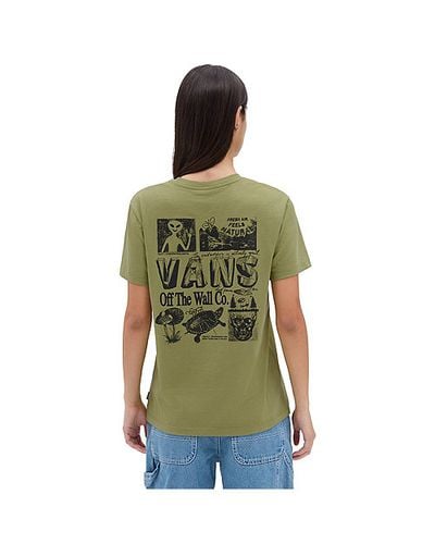 Alien Outdoors T-shirt ( Olive) Women , Size L - Vans - Modalova