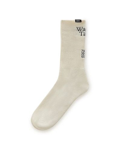 X Wasted Talent Check Crew Socks (1 Pair) (antique ) Men , Size 8.5-12 - Vans - Modalova