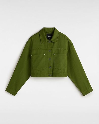 Raynes Crop Trucker Jacket (pesto) Women , Size M - Vans - Modalova